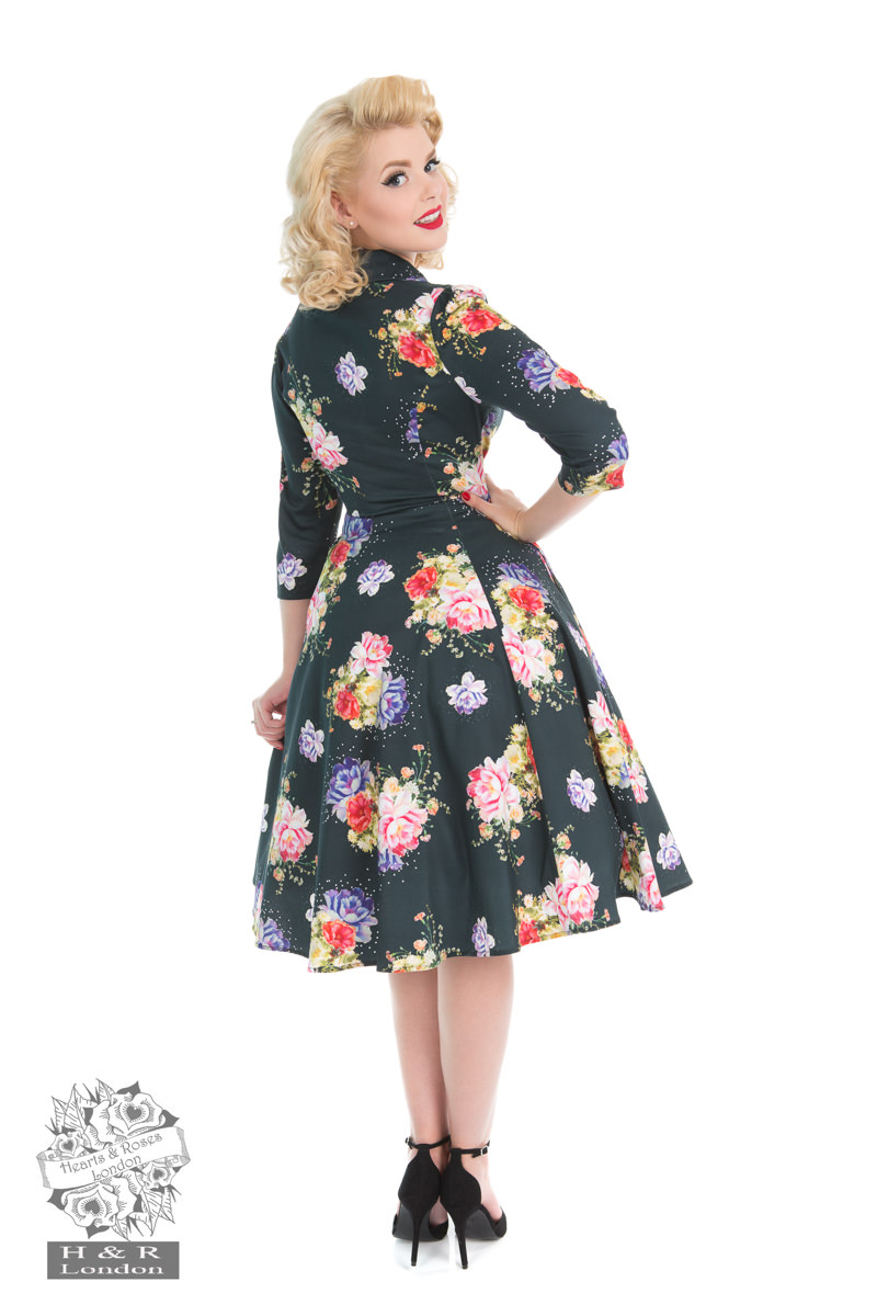 Stardust Floral Swing Dress